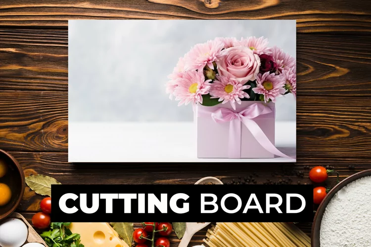 Beautiful Bouquet Cutting Board sublimation