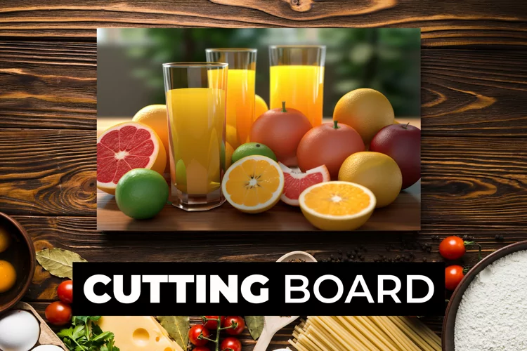 Mix Fruits Cutting Board sublimation