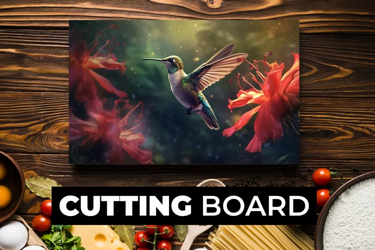 Bird Cutting Board sublimation