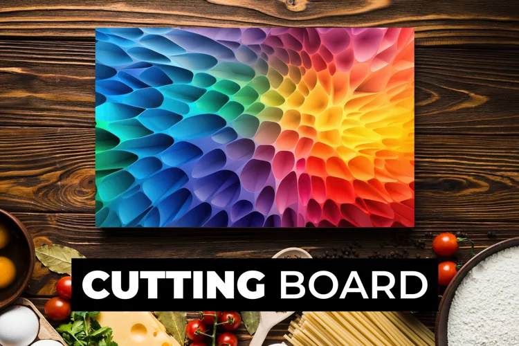 Colorful Cutting Board Sublimation