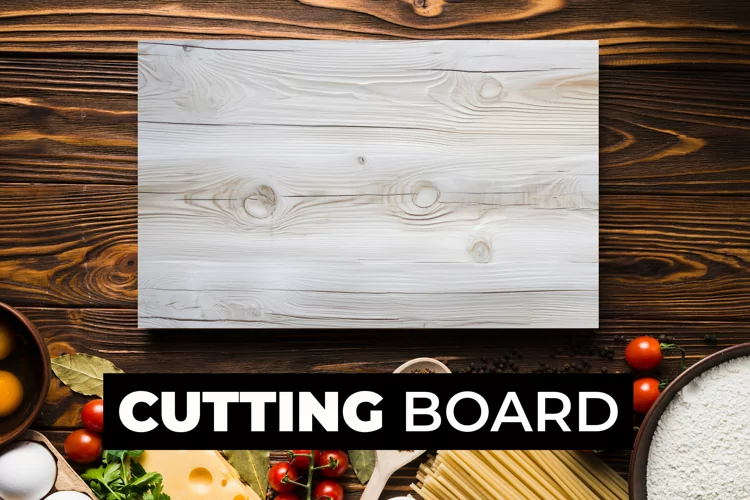 White Wooden Cutting Board Sublimation