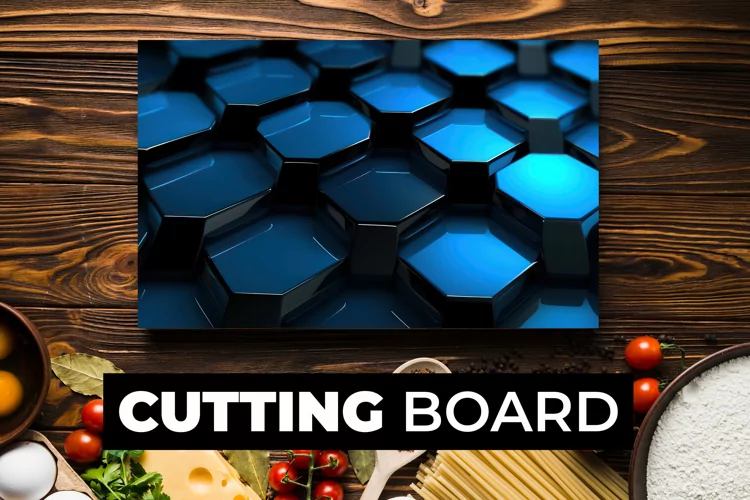 3D Hexagon Cutting Board Sublimation