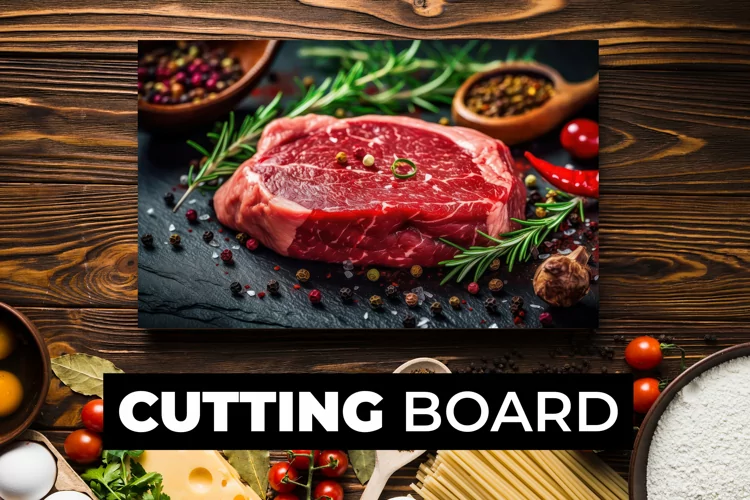Raw Meat Cutting Board sublimation