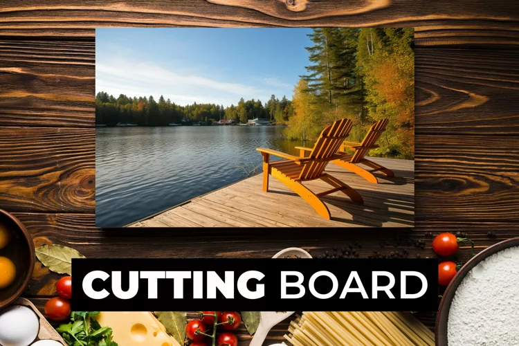 Road With No Traffic Cutting Board sublimation