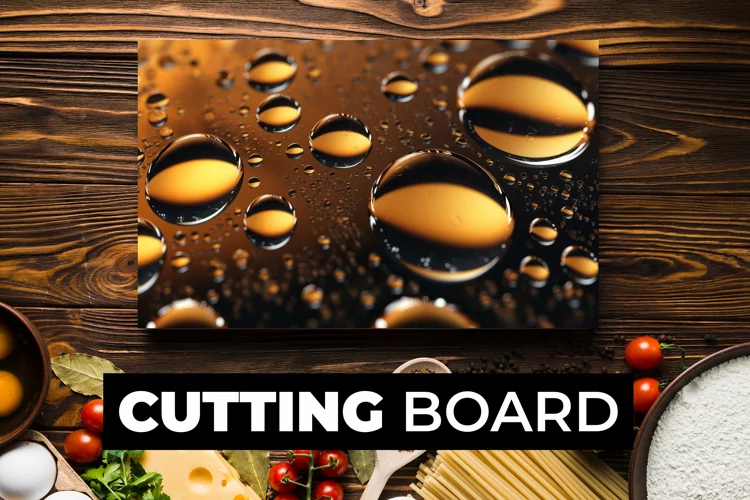 Bubbles Cutting Board Sublimation