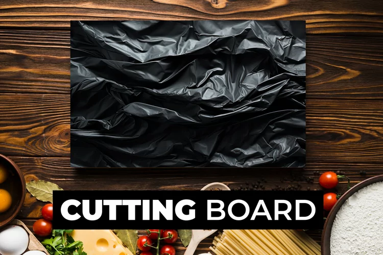 Textured Plastic Wrap Cutting Board sublimation