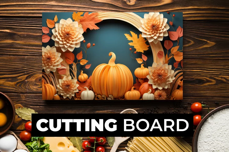 Pumpkins Cutting Board Sublimation