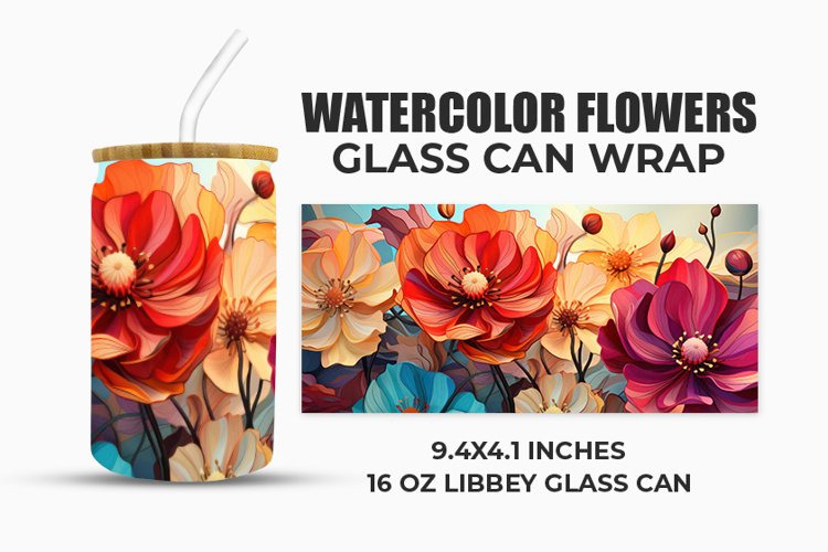 Watercolor Flowers Image 24