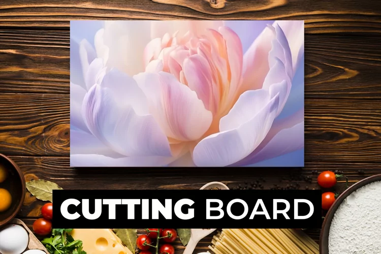 Flower Cutting Board Sublimation
