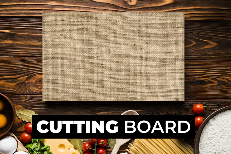 Sackcloth Texture Cutting Board sublimation