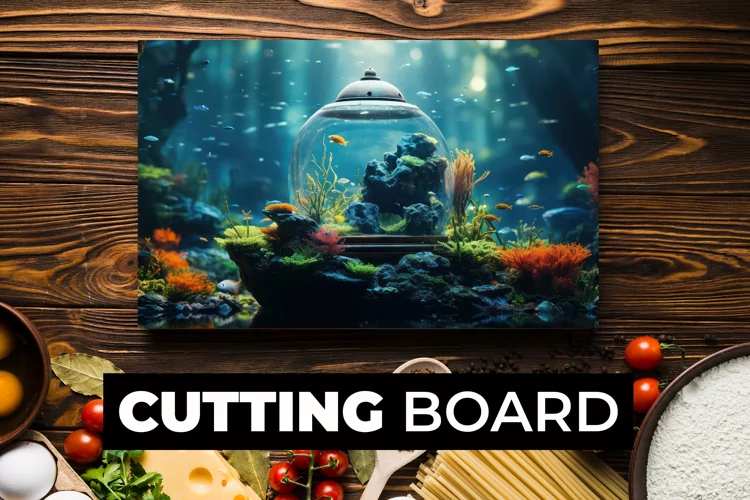 Undersea Cutting Board sublimation