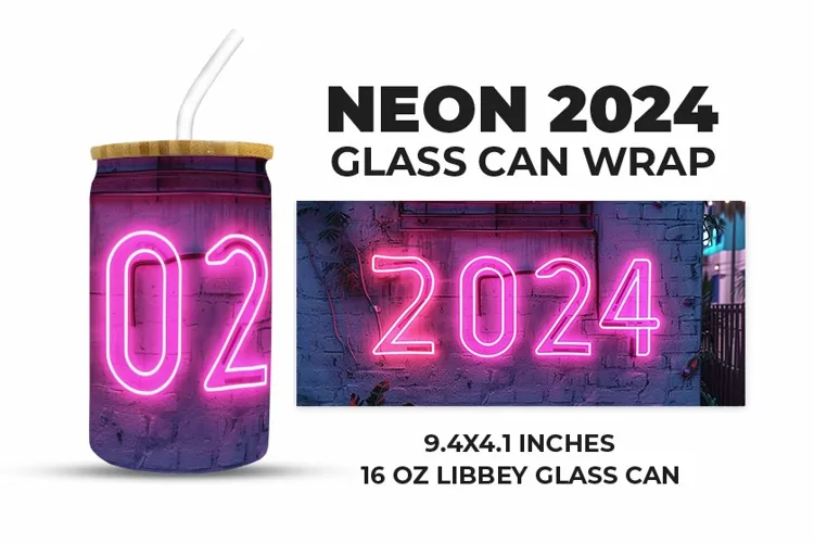 Twenty Twenty Four Glass Can Wrap