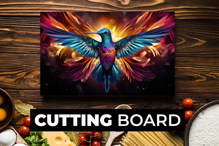 3D Bird Cutting Board Sublimation