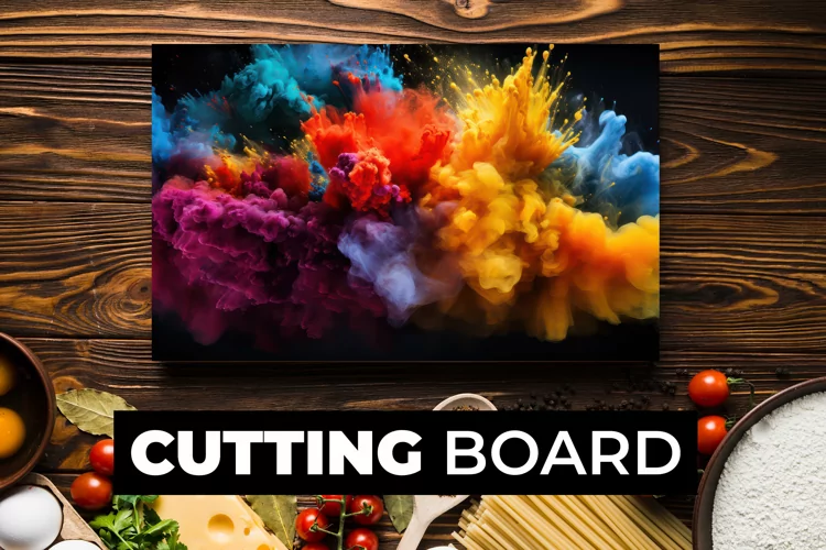 Colorful Cutting Board Sublimation