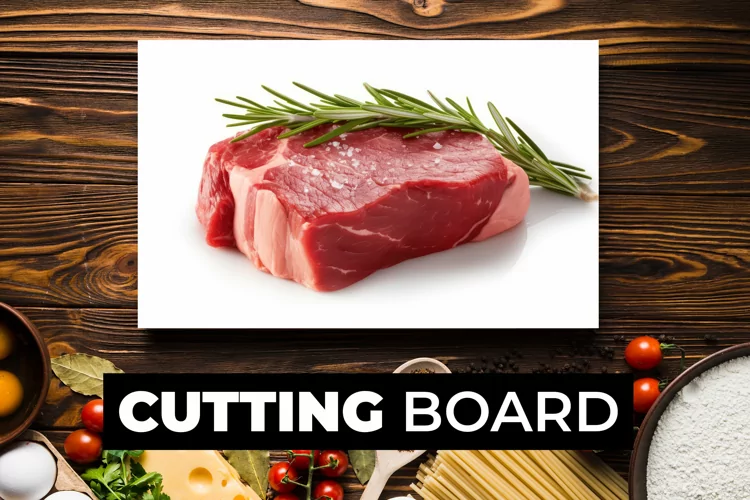Raw Meat Cutting Board sublimation