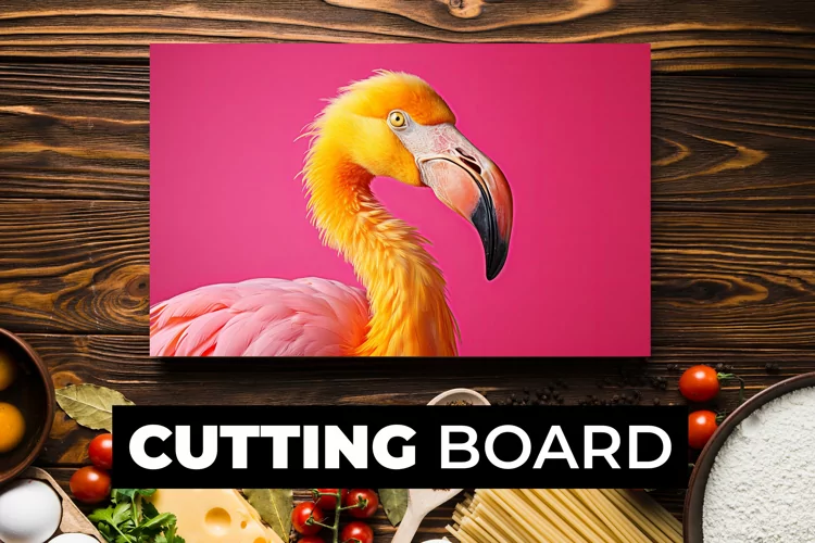 Flamingo Cutting Board Sublimation