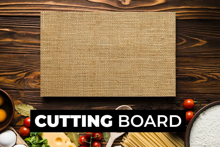 Sackcloth Texture Cutting Board sublimation