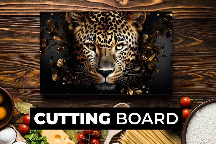 Leopard Cutting Board Sublimation