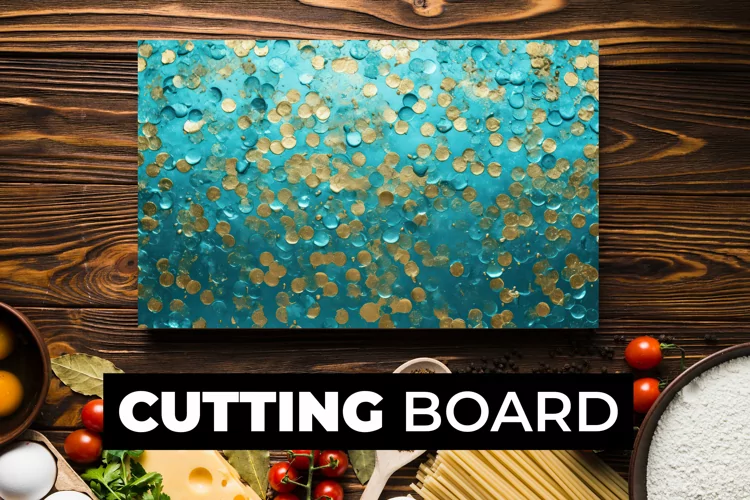 Glitter Cutting Board Sublimation
