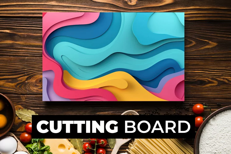 3D Multicolor Cutting Board Sublimation