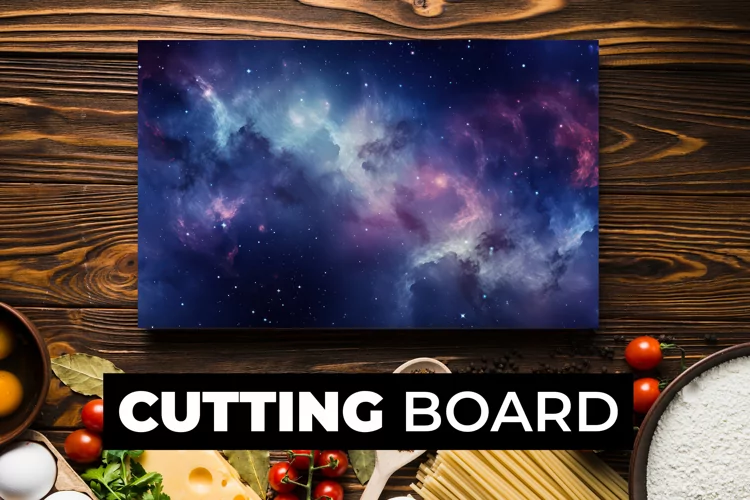 Galaxy Cutting Board Sublimation