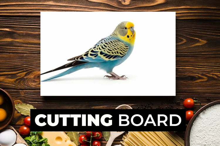 Budgerigar Cutting Board sublimation