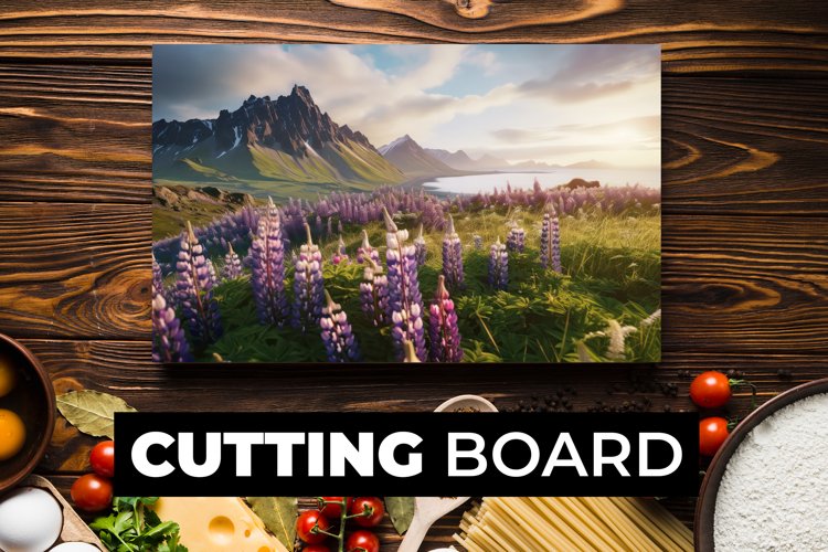 Landscape Cutting Board sublimation example image 1
