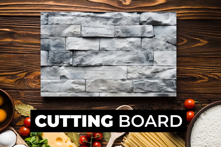 Vintage Wall Cutting Board Sublimation example image 1