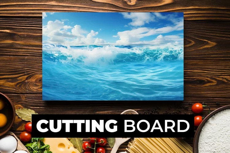 Ocean Cutting Board Sublimation
