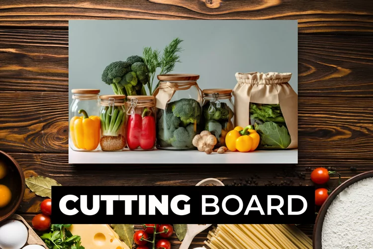 Variety Of Food Cutting Board sublimation