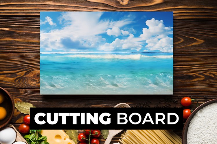 Ocean Cutting Board Sublimation example image 1