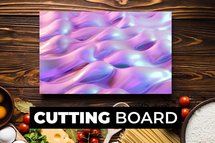 3D Purple Cutting Board Sublimation example image 1