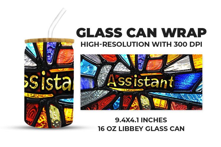 Assistant Glass Can Wrap example image 1