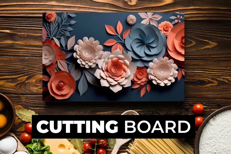 3D Flowers Cutting Board sublimation