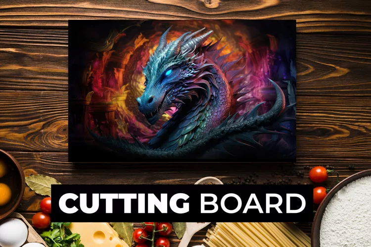 Dragon Cutting Board Sublimation