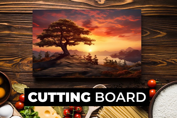 Nature Cutting Board Sublimation example image 1
