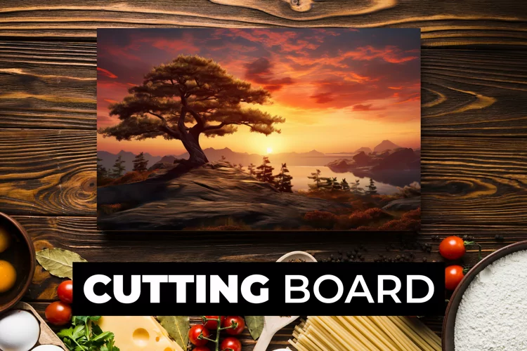 Nature Cutting Board Sublimation