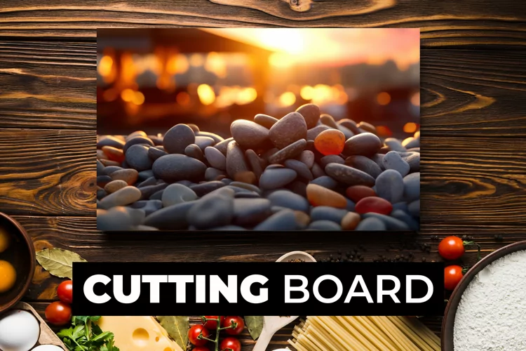 Stones Cutting Board sublimation