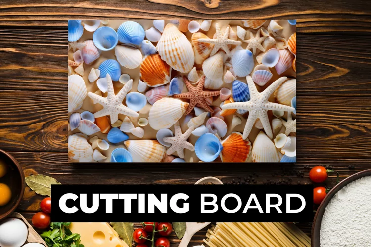 Seashell Cutting Board Sublimation