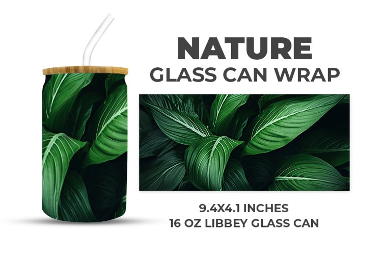 Nature Glass Can Wrap example image 1