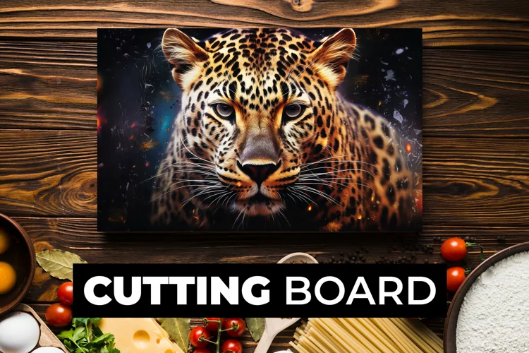 Leopard Cutting Board Sublimation