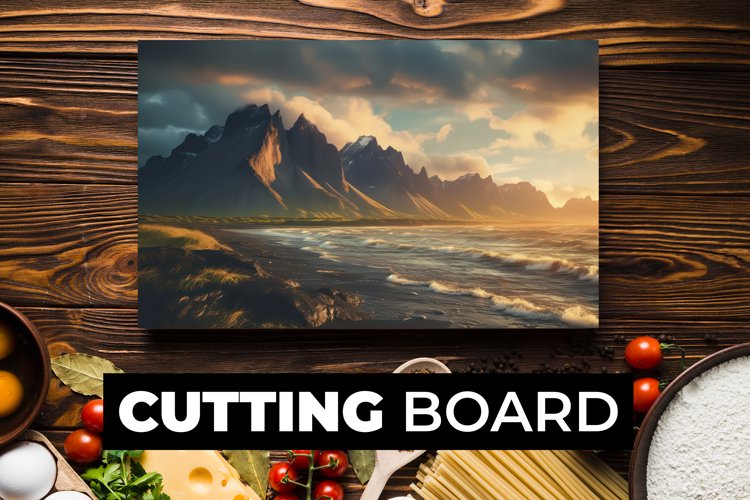Landscape Cutting Board sublimation example image 1