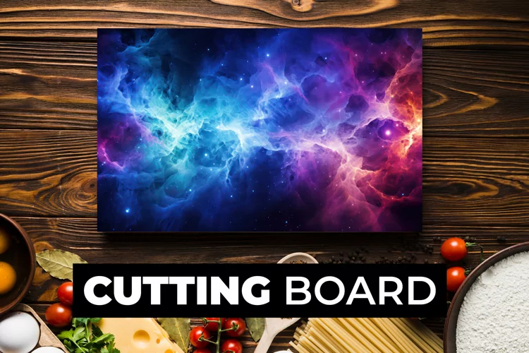 Electric Lights Cutting Board sublimation
