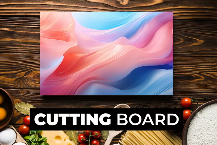 3D Multicolor Cutting Board sublimation