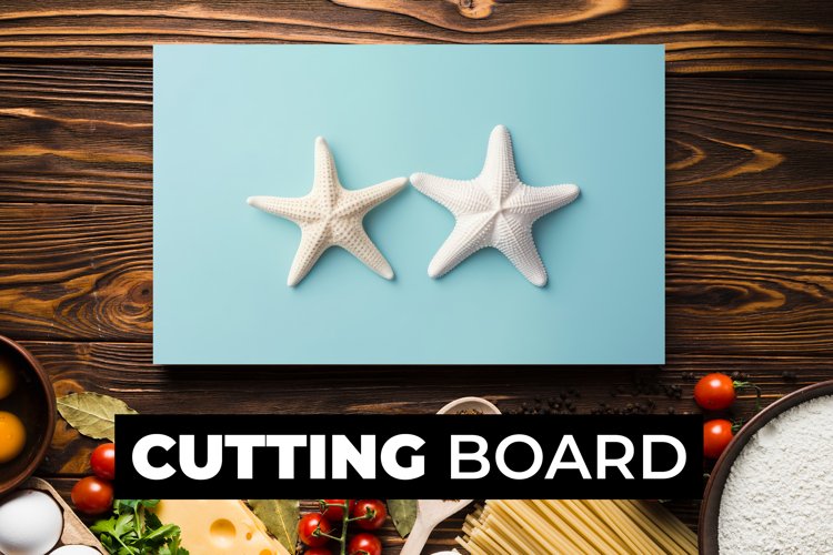 3D Star Cutting Board sublimation example image 1