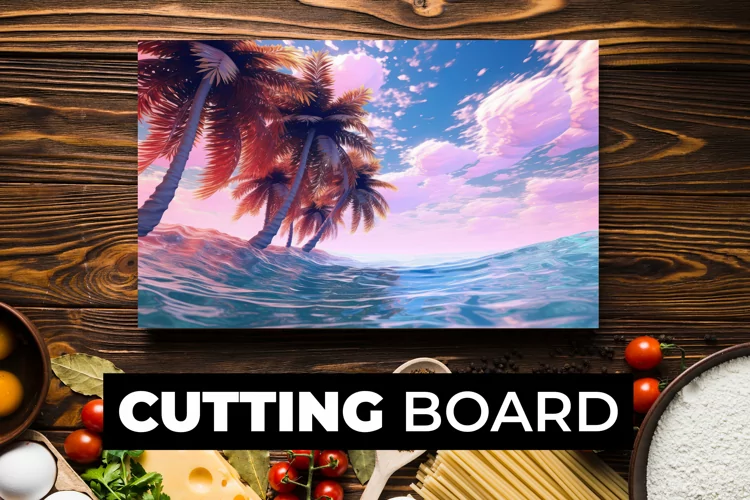 Tropical Paradise Cutting Board Sublimation