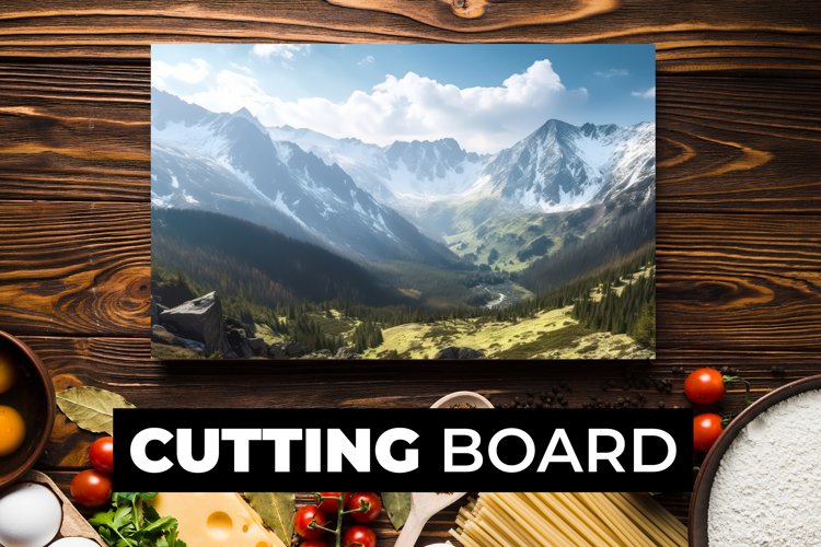 Landscape Cutting Board sublimation example image 1