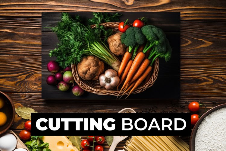 Vegetables Cutting Board sublimation example image 1