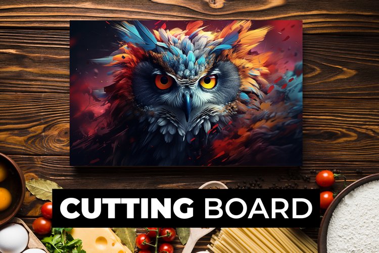 3D Bird Cutting Board Sublimation