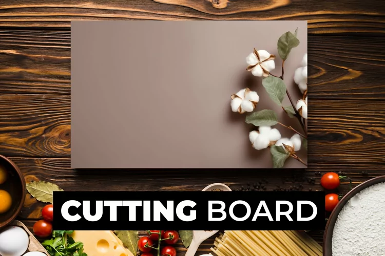 Cotton Flowers Cutting Board sublimation